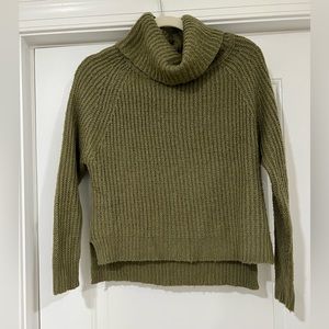 Love Change Green Turtleneck Sweater